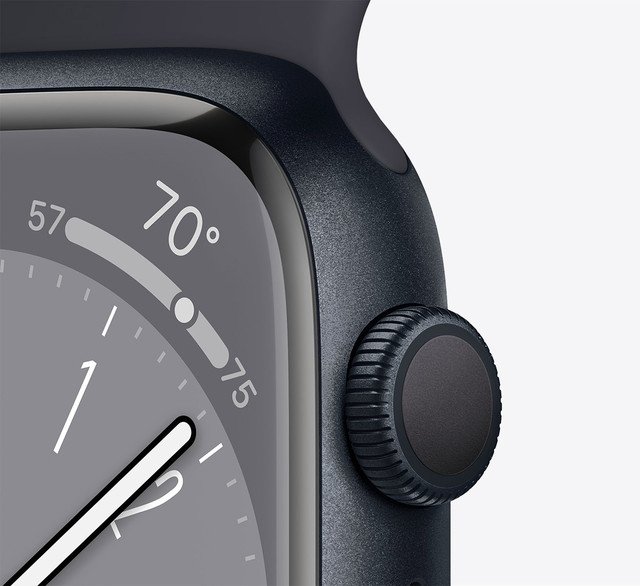 Apple Watch Series 8 41mm GPS Midnight Aluminium Case Midnight Sp/B MNU83LL/A A2770 Global