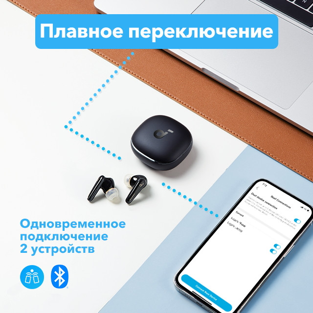 TWS Anker SoundCore Liberty 4 Midnight Black (A3953G11) UA Гарантия 18 мес