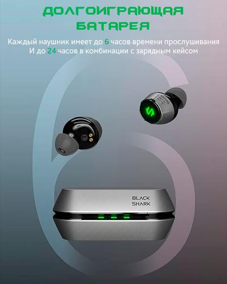 TWS Black Shark Lucifer T4 BS-T4 black Global Гарантия 3 мес