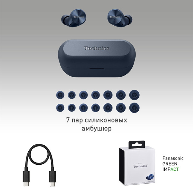 TWS Technics EAH-AZ60M2GS silver UA Гарантия 12 мес