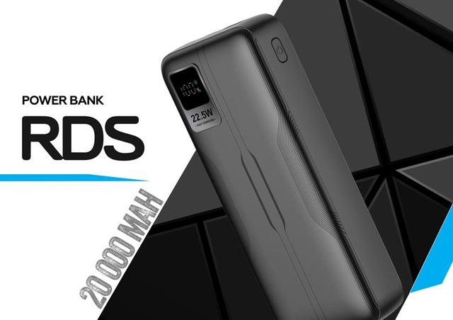 Power Bank Gelius RDS GP-PB302 20000mAh 22.5W QC/PD Black Гарантия 12 мес