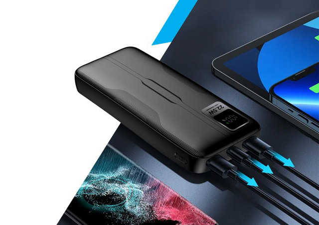 Power Bank Gelius RDS GP-PB302 20000mAh 22.5W QC/PD Black Гарантия 12 мес